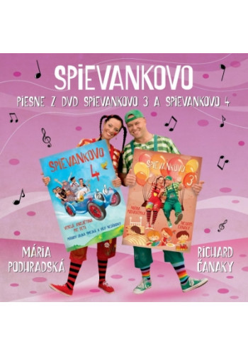 CD - Piesne z DVD Spievankovo 3 a Spievankovo 4